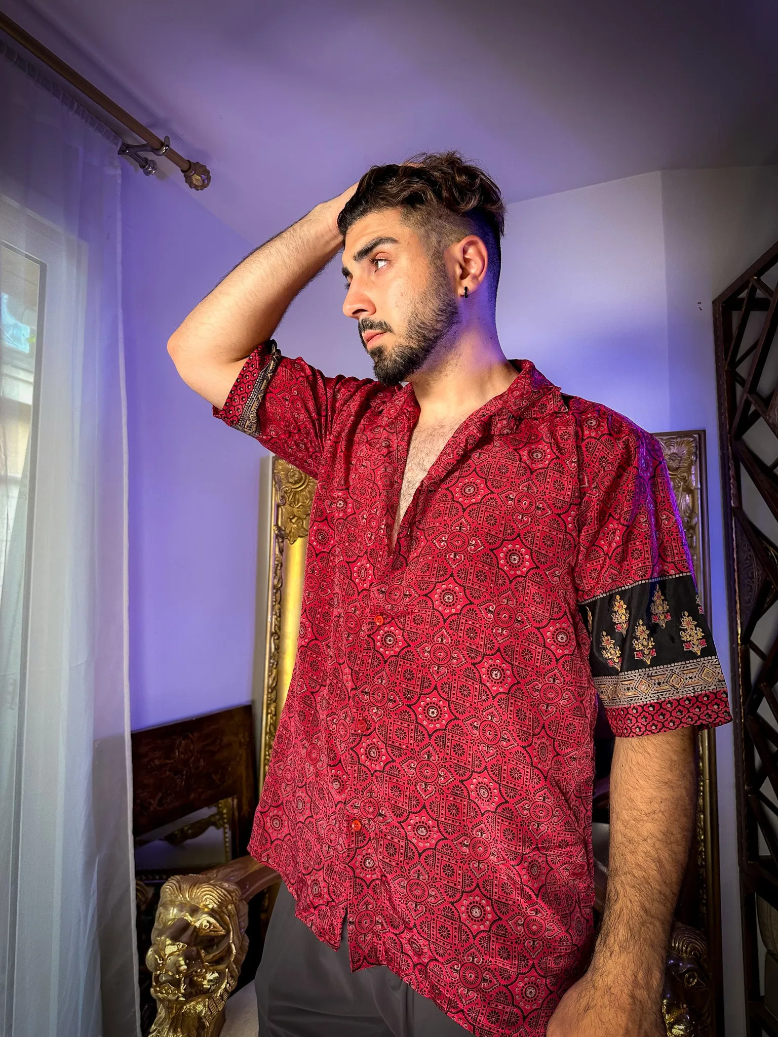 Rosa Negra Button-Up Shirt