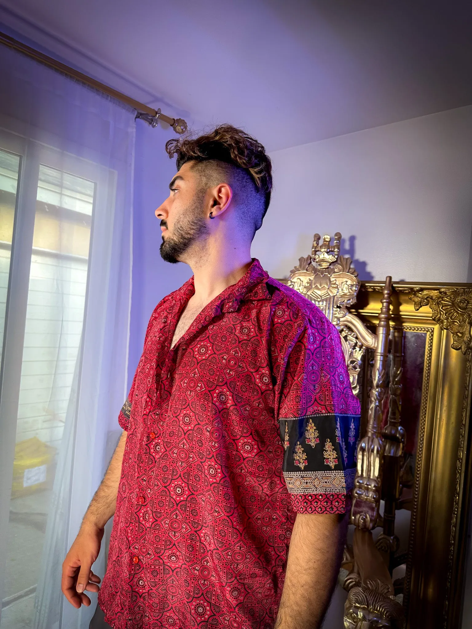 Rosa Negra Button-Up Shirt