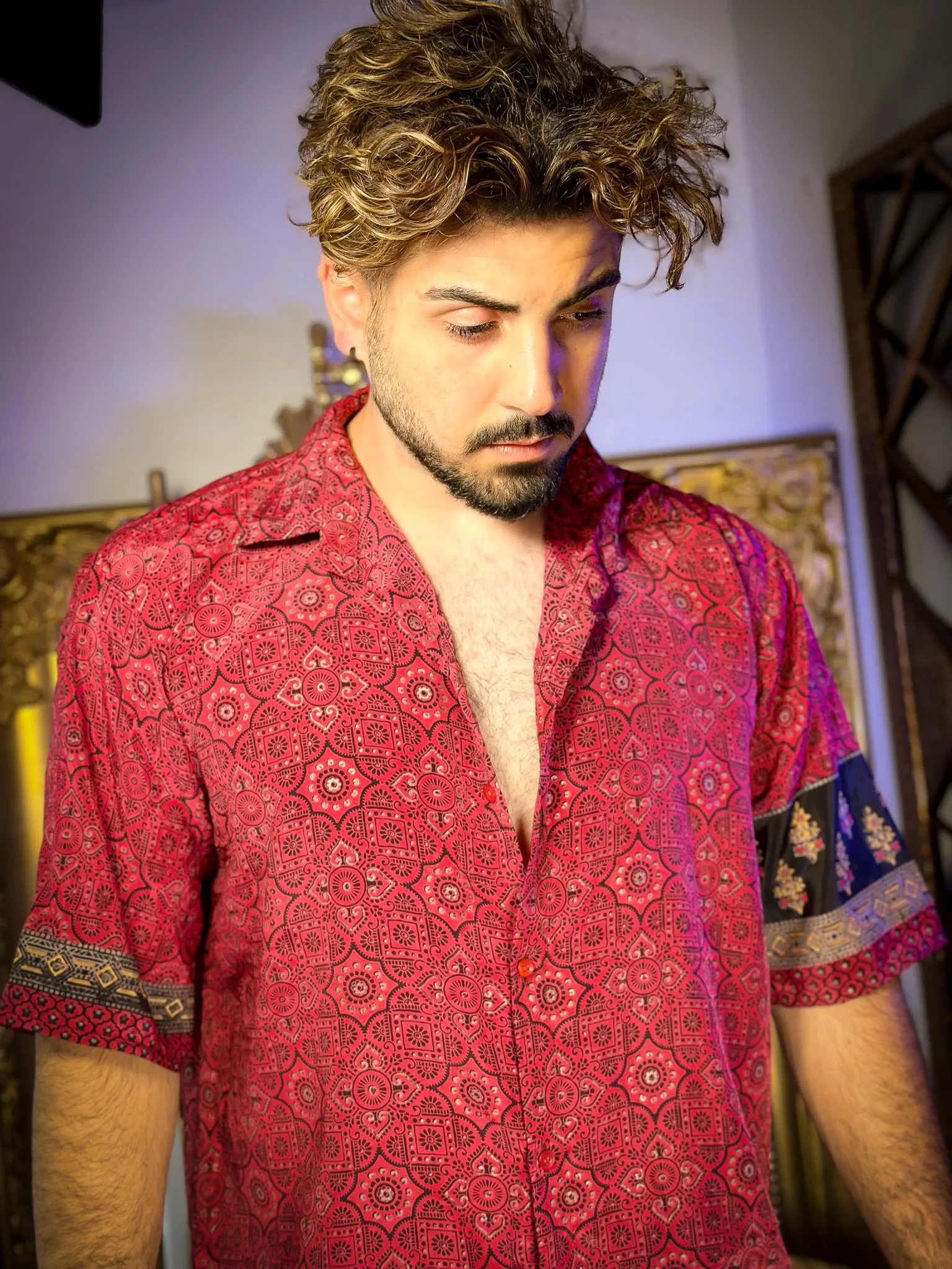 Rosa Negra Button-Up Shirt