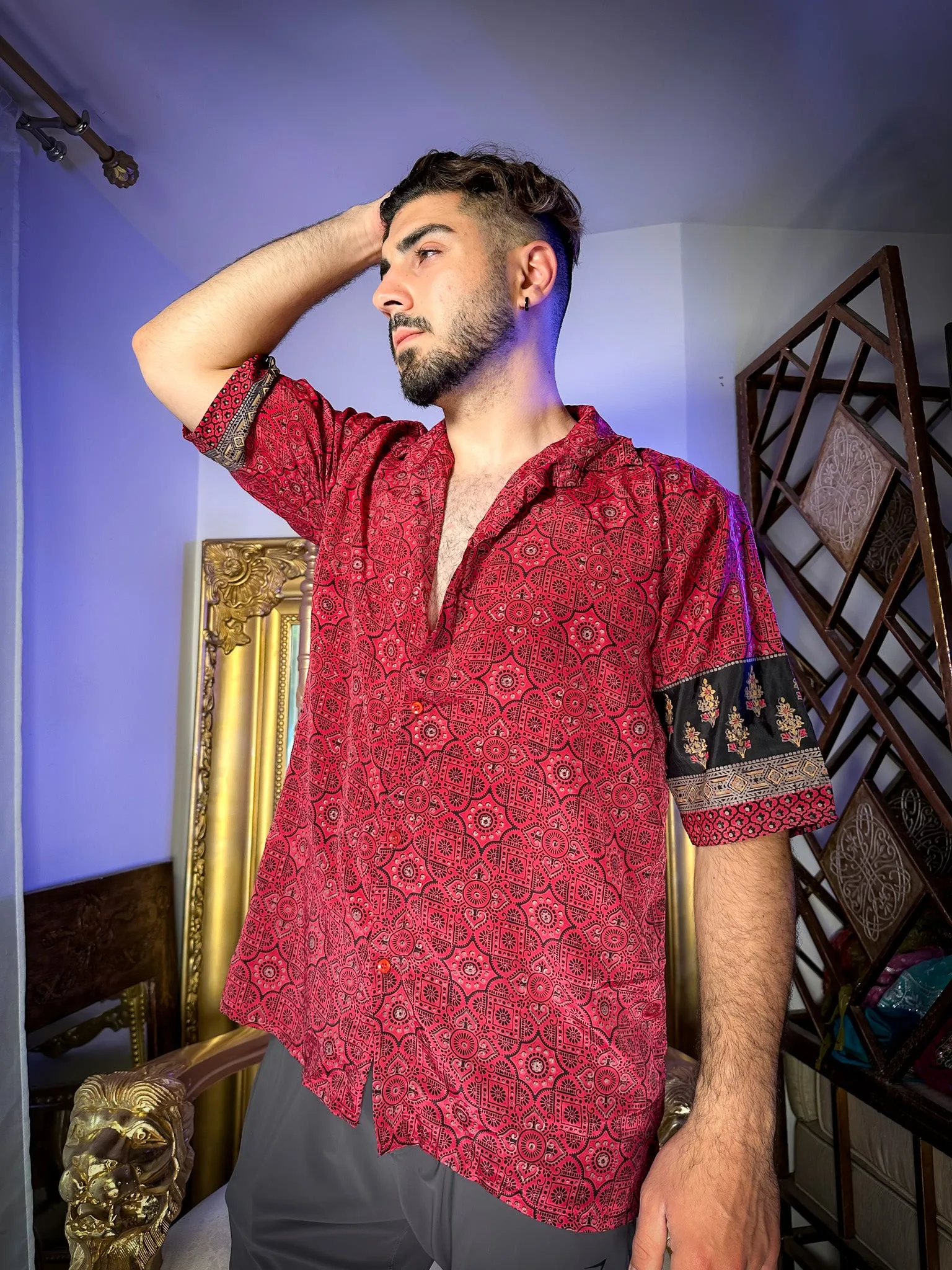 Rosa Negra Button-Up Shirt