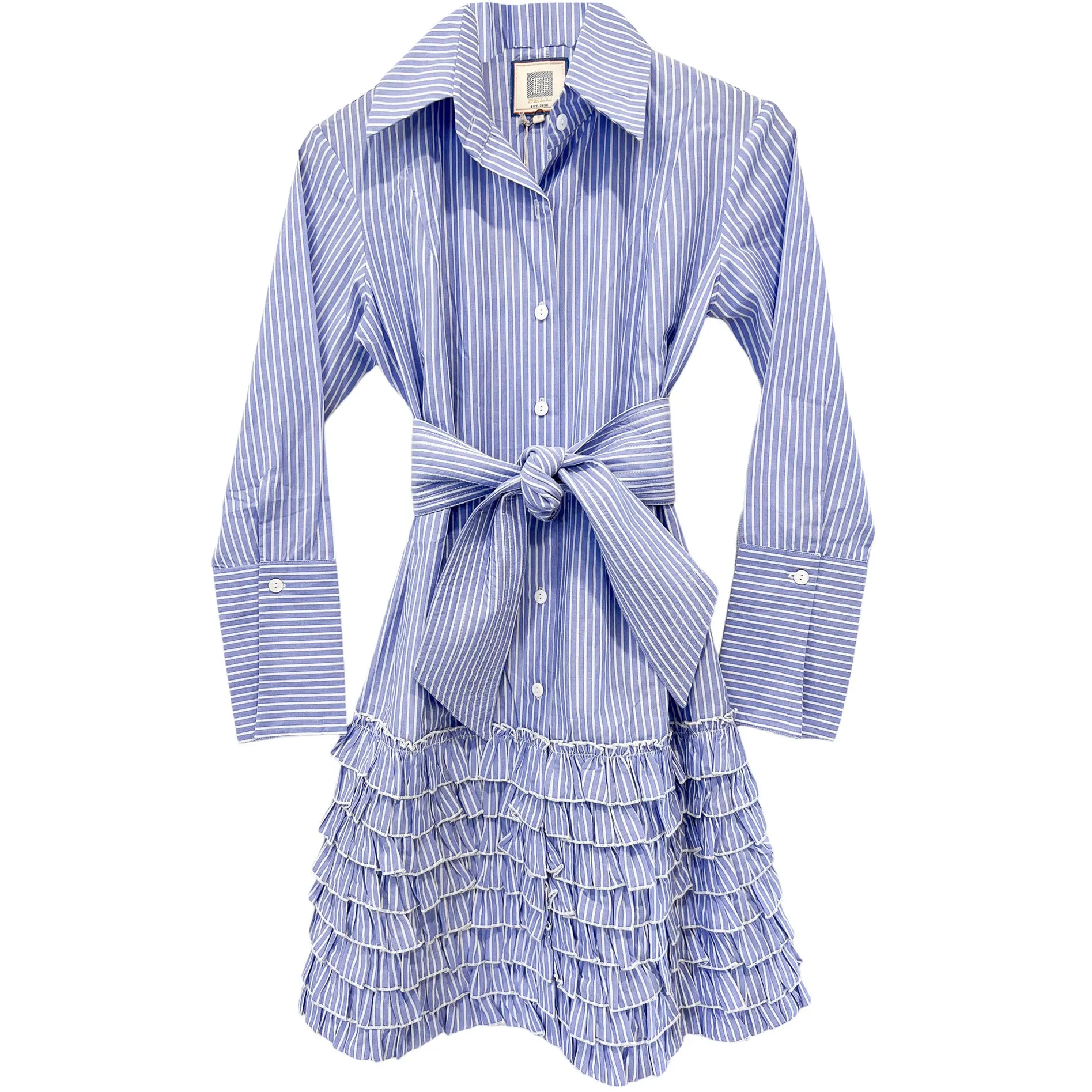 Ruffle Shirt Dress