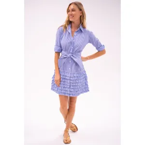 Ruffle Shirt Dress