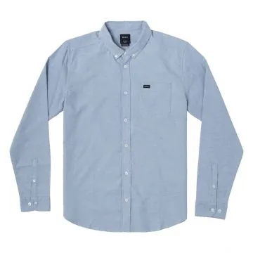 RVCA Boys That'll Do Stretch Long Sleeve Button-Up Shirt