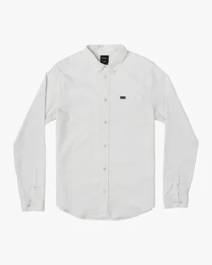 RVCA Boys That'll Do Stretch Long Sleeve Shirt