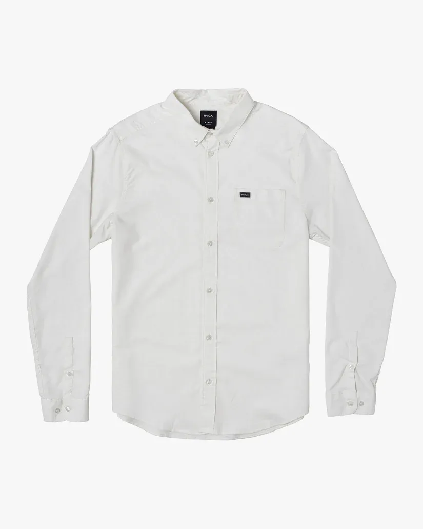 RVCA Boys That'll Do Stretch Long Sleeve Shirt
