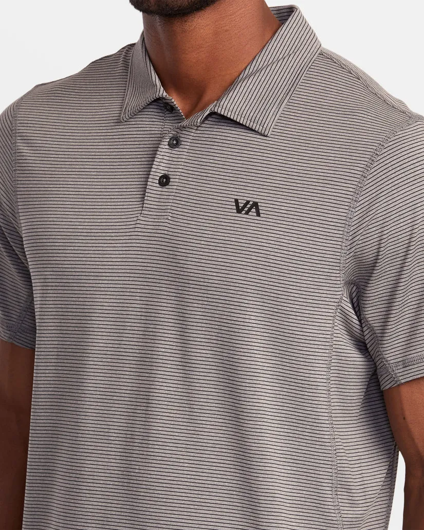 RVCA Mens Sports Vent Polo Technical Polo Shirt