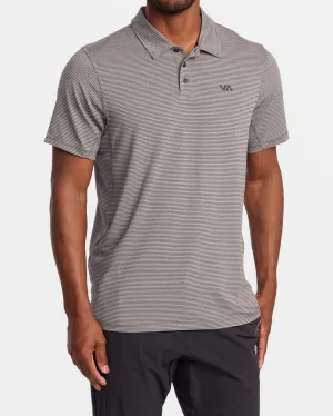 RVCA Mens Sports Vent Polo Technical Polo Shirt