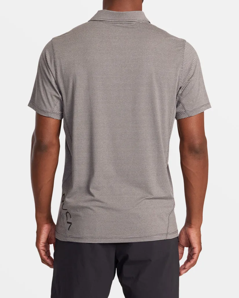 RVCA Mens Sports Vent Polo Technical Polo Shirt