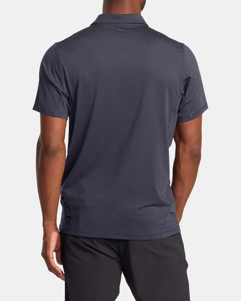 RVCA Mens Sports Vent Technical Polo Shirt
