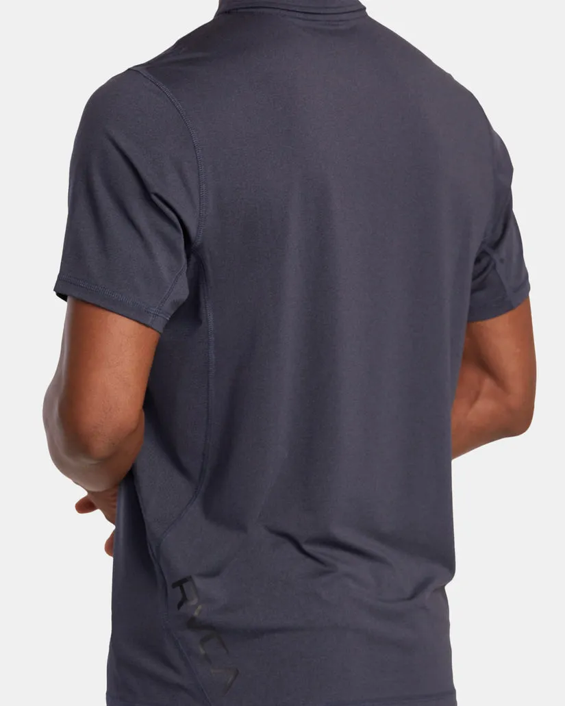 RVCA Mens Sports Vent Technical Polo Shirt
