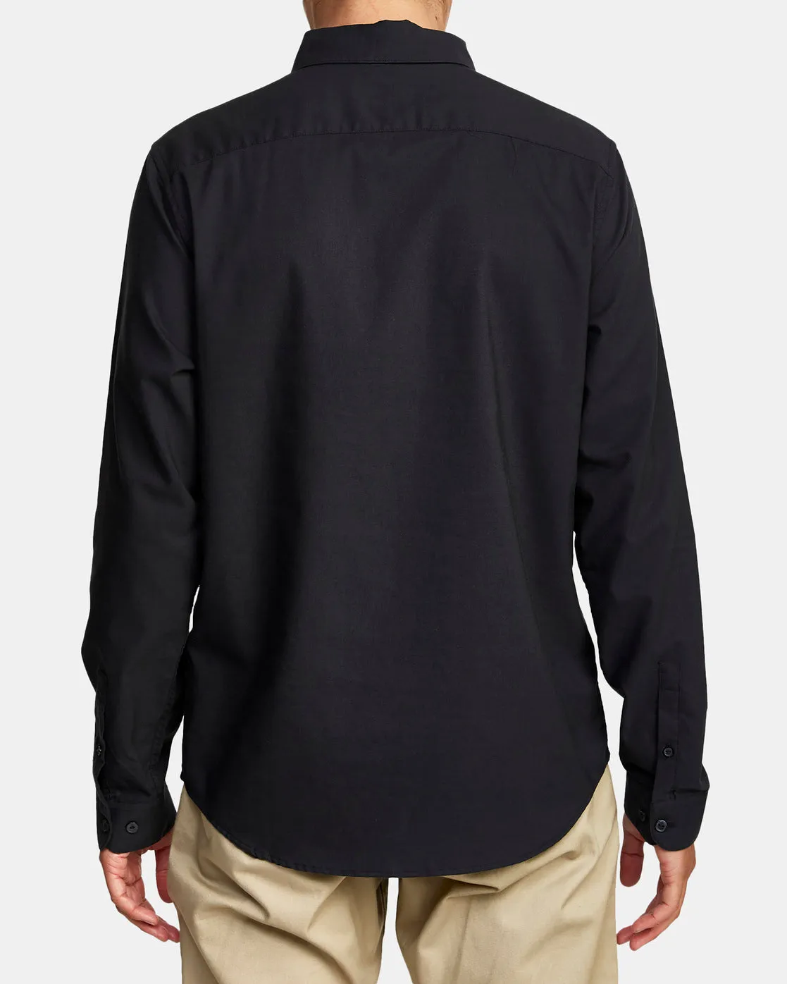 RVCA Mens Thatll Do Stretch Long Sleeve Shirt