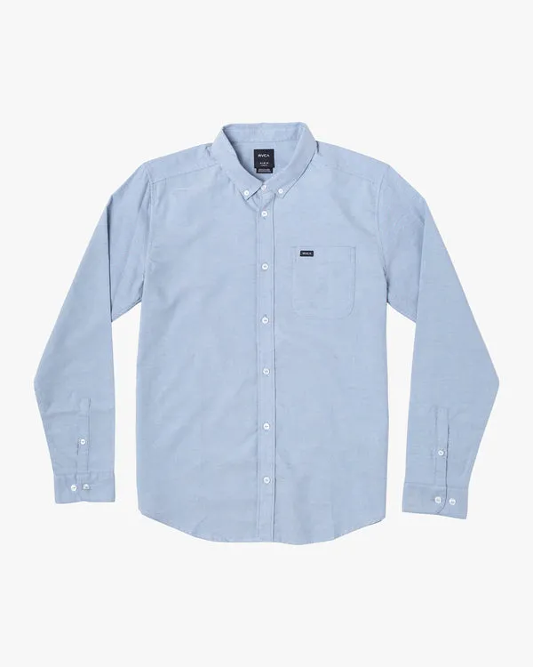 RVCA Mens Thatll Do Stretch Long Sleeve Shirt