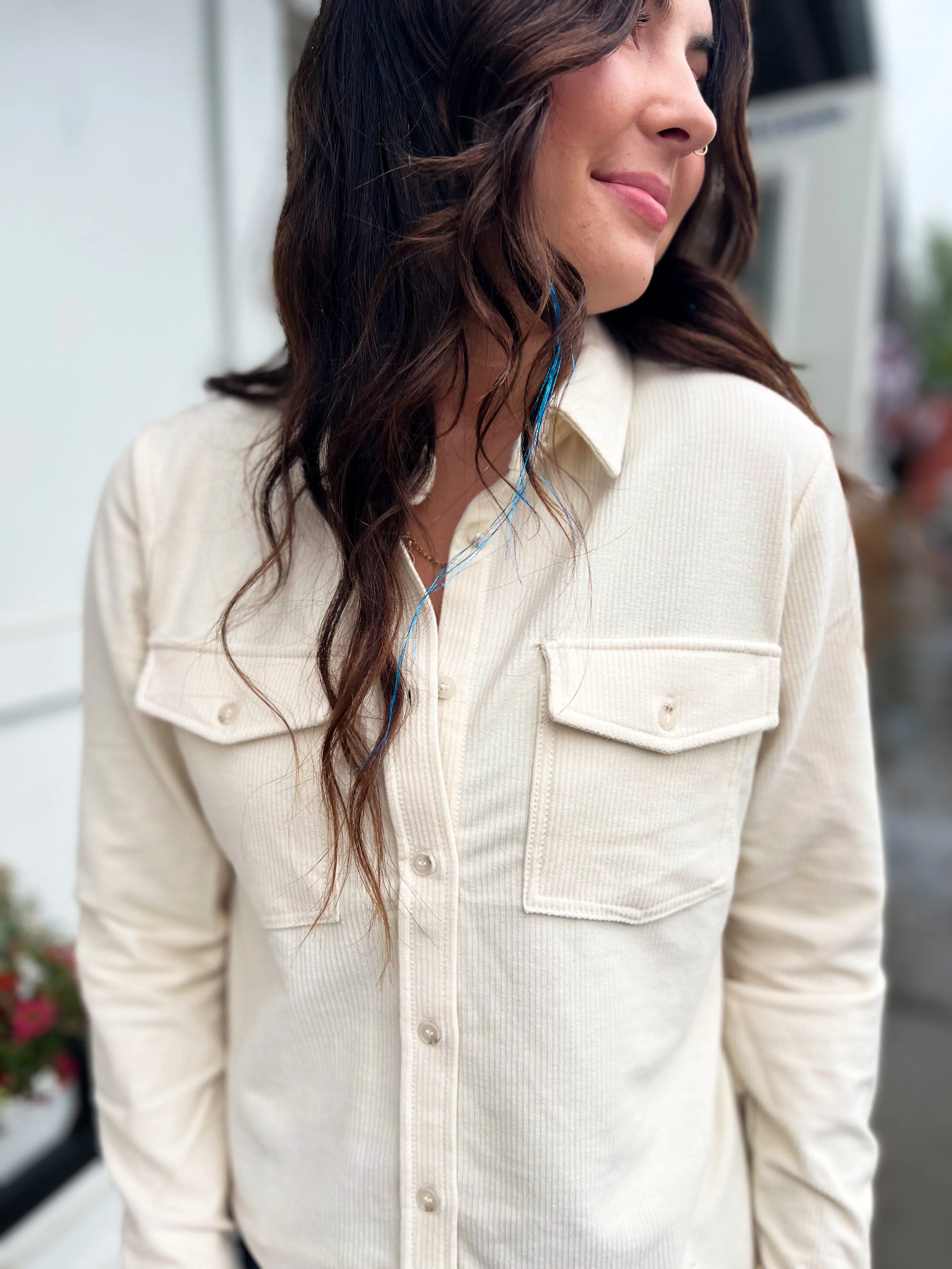 Rylan Shirt- Seashell
