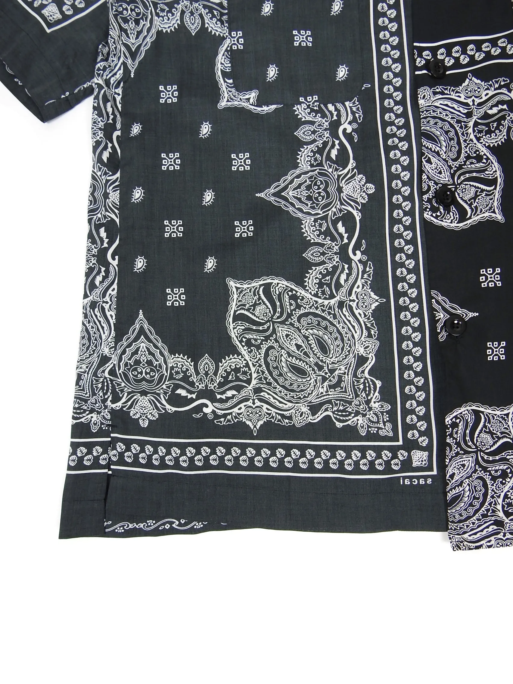 Sacai Bandana SS Shirt Size 3