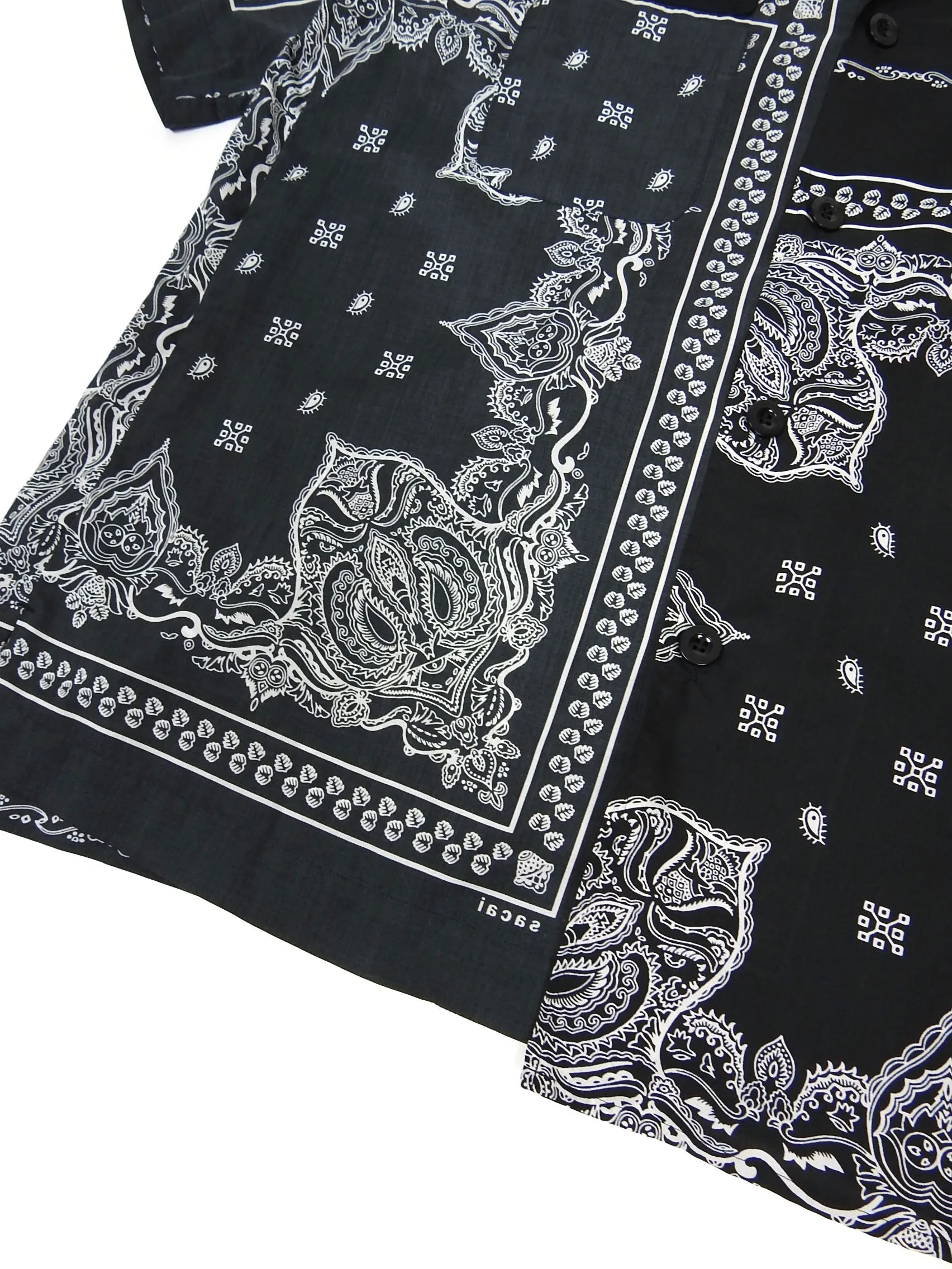 Sacai Bandana SS Shirt Size 3