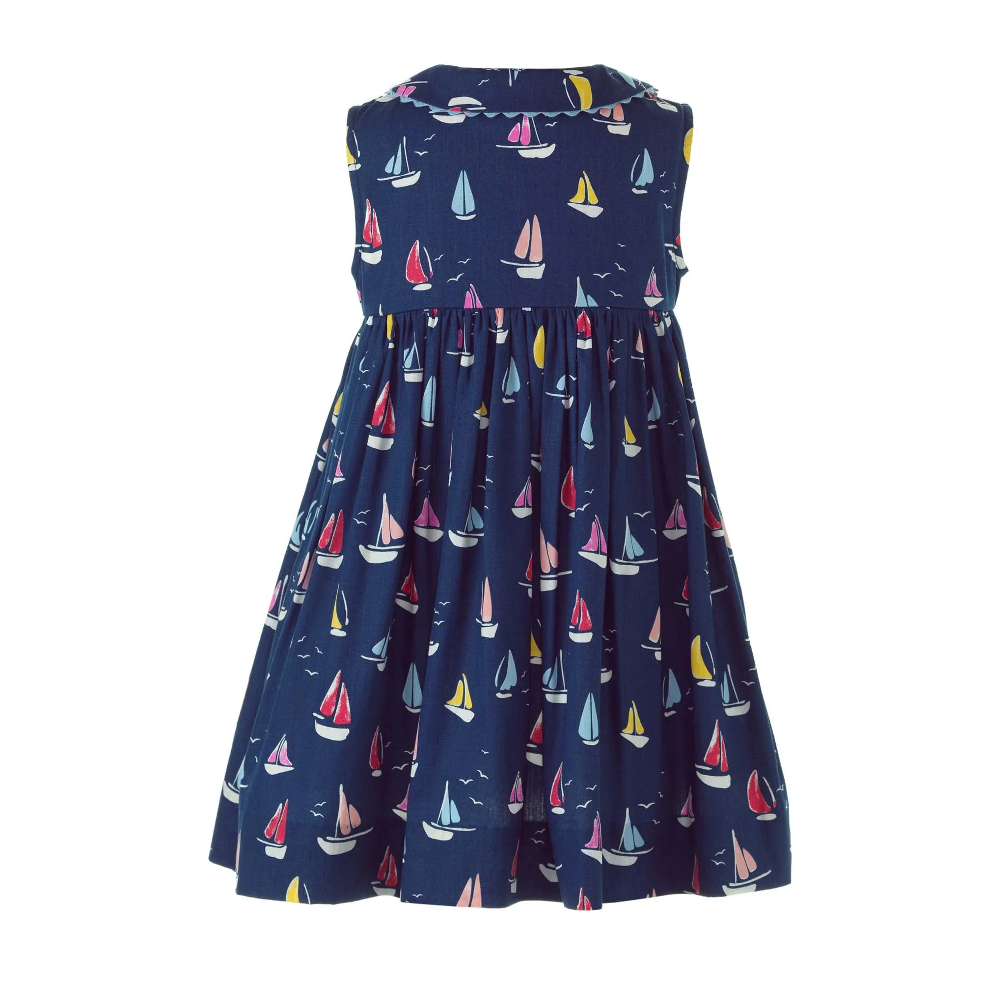 Sailboat Button-Front Dress & Bloomer - Baby
