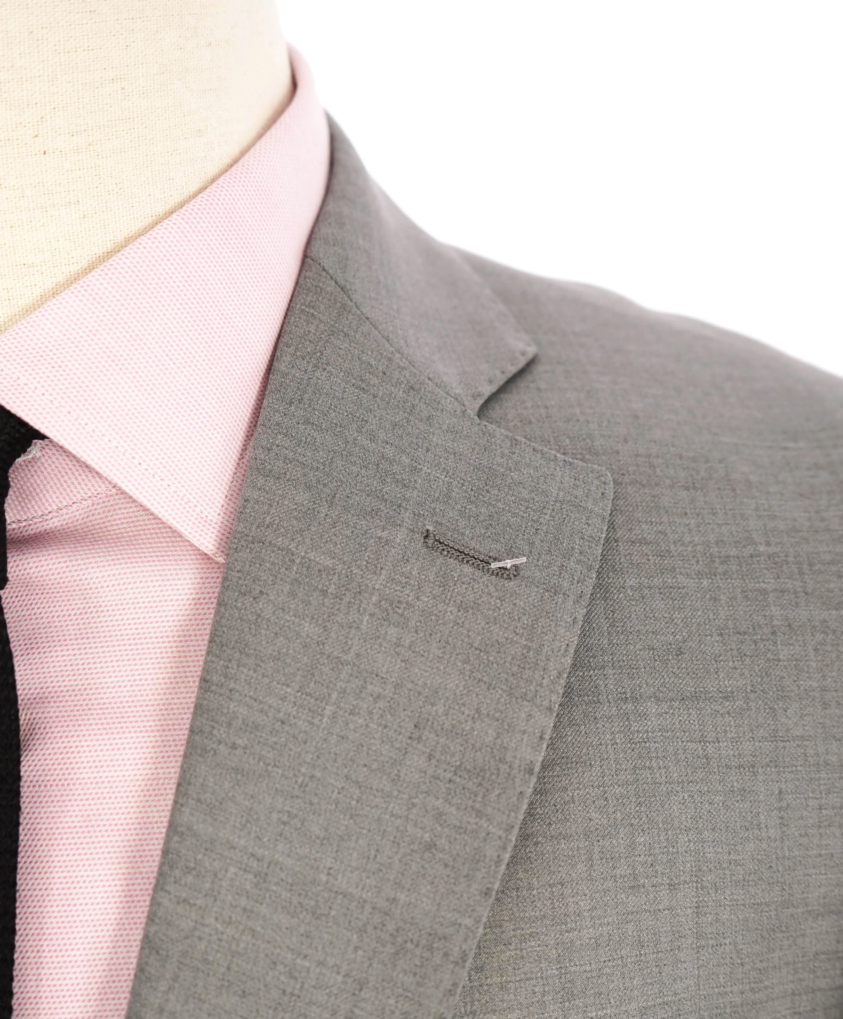 SAKS FIFTH AVENUE - ERMENEGILDO ZEGNA "Slim" Gray WOOL Blazer - 40L