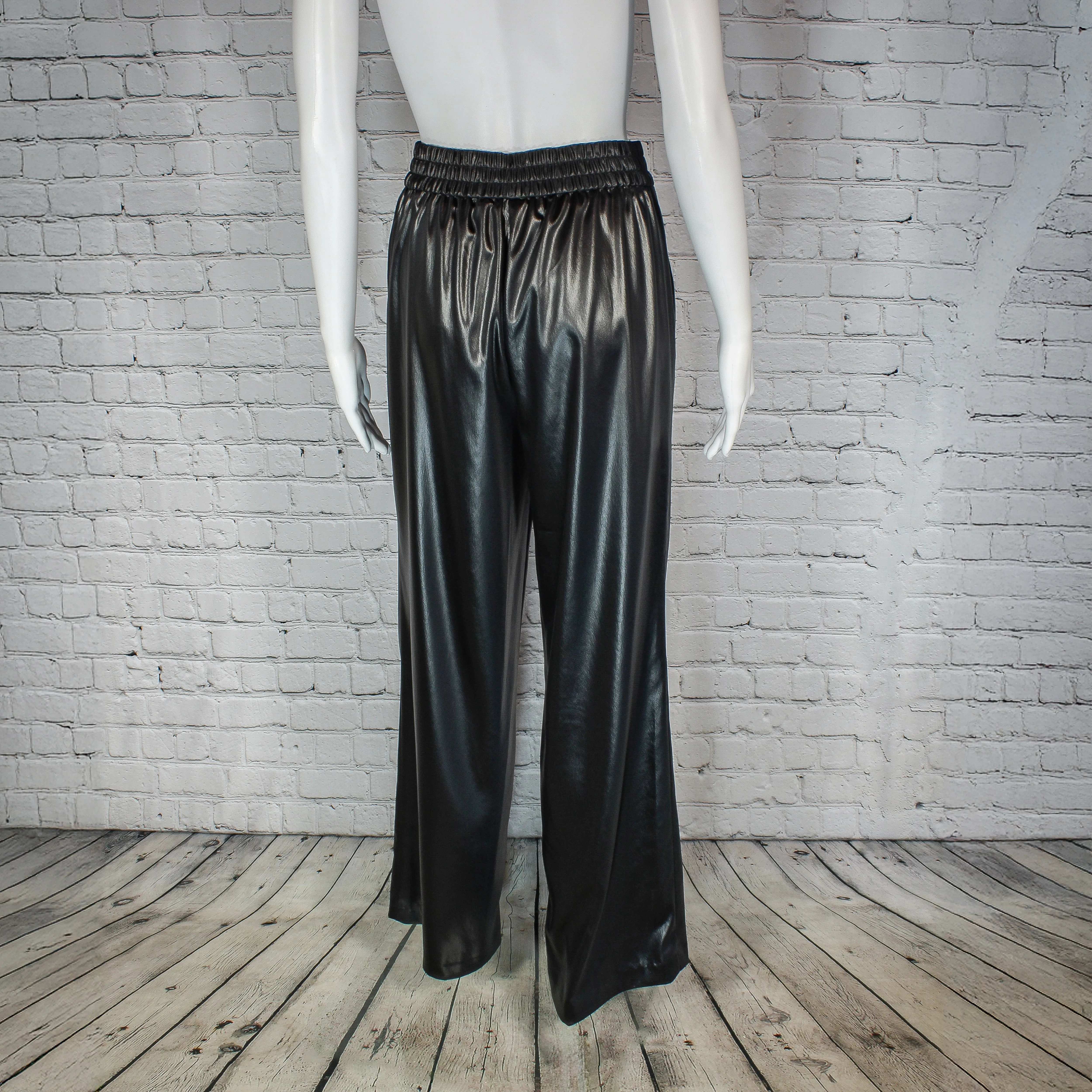 SALE! Eliza Faux Leather Pant in Black by Drew