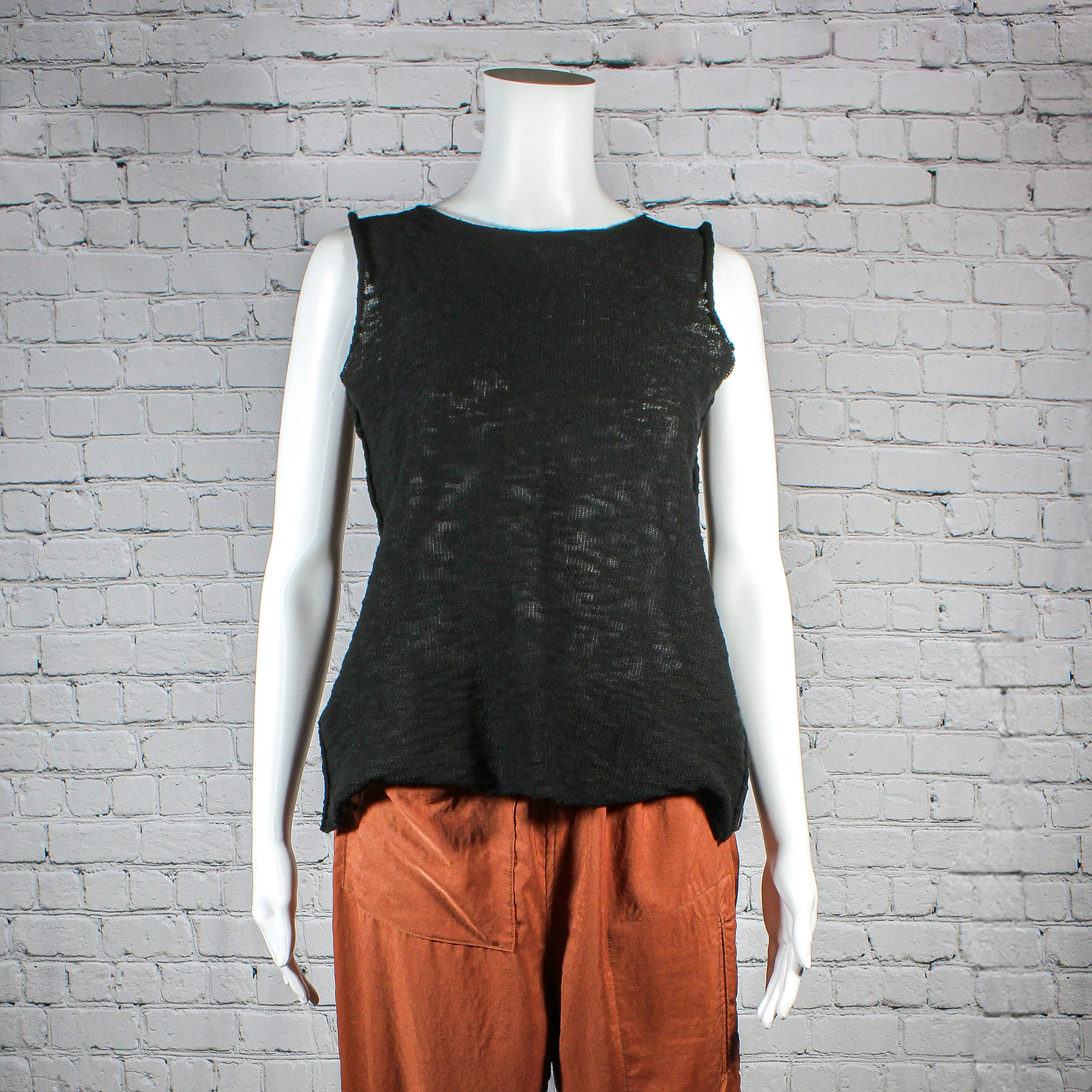 SALE! Open Back Tank in Black by Paper Temples