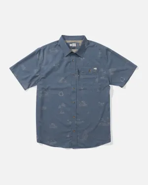 Salty Crew Mens Helmsman UV Woven Shirt