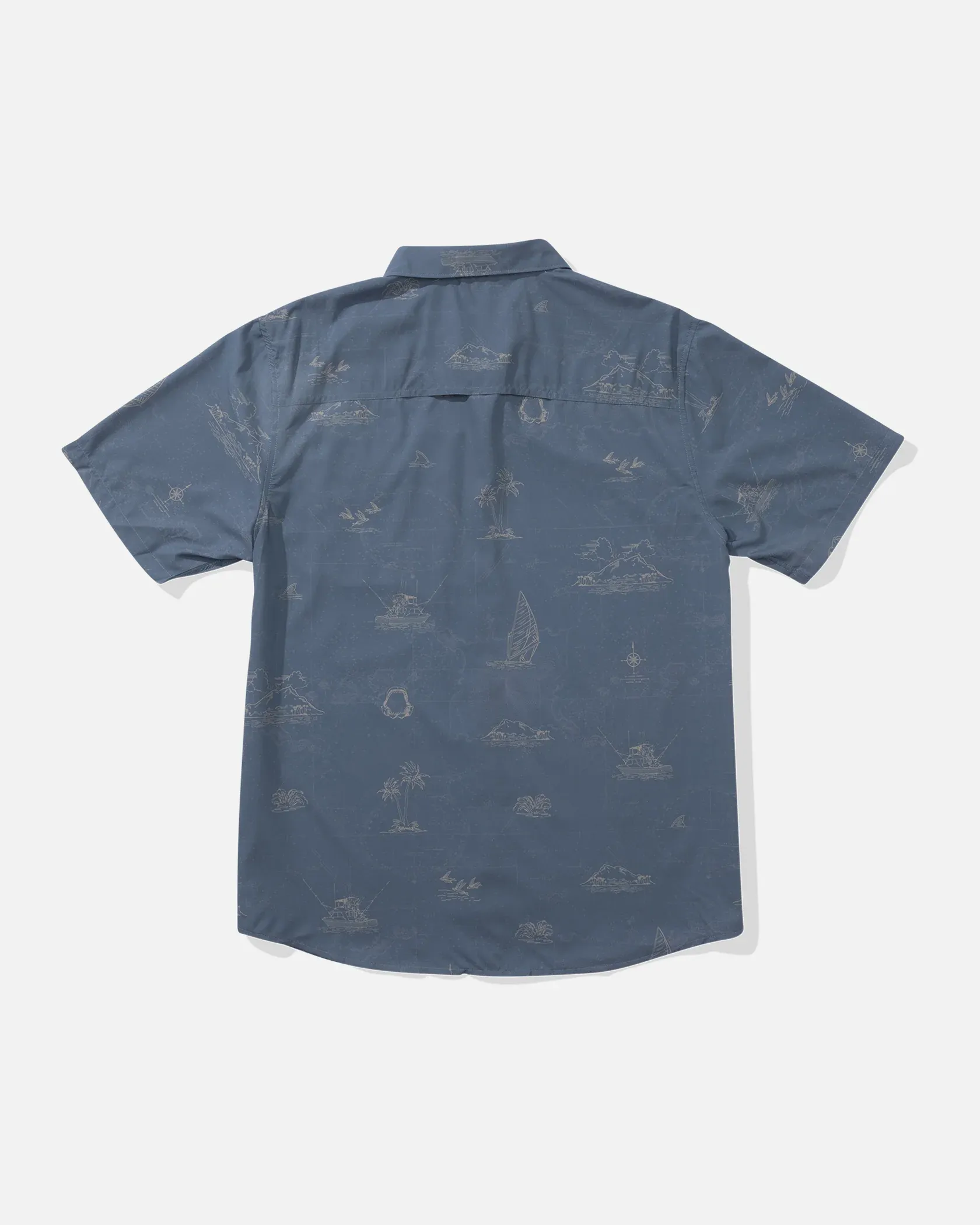 Salty Crew Mens Helmsman UV Woven Shirt