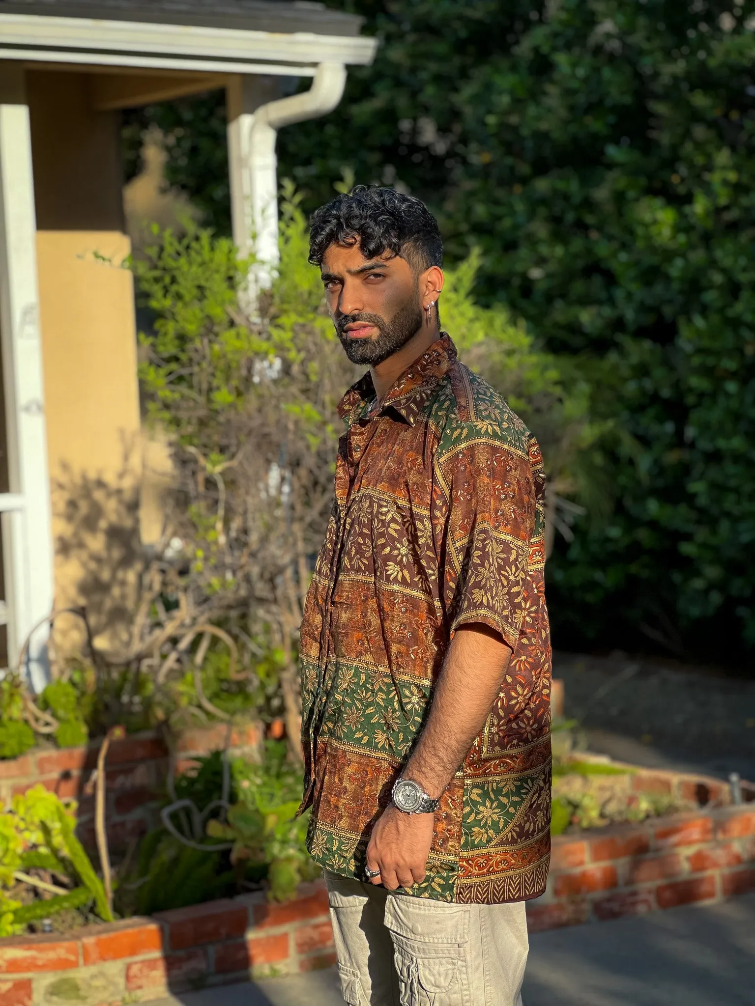 Sandalwood Button Up Shirt Unisex