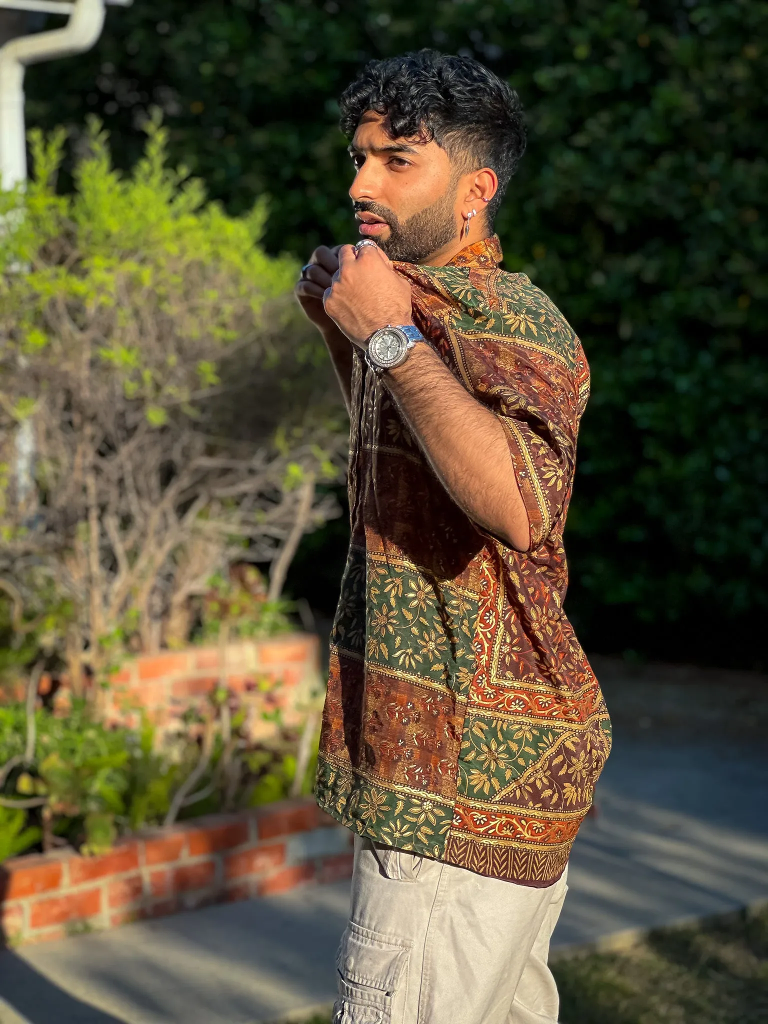 Sandalwood Button Up Shirt Unisex