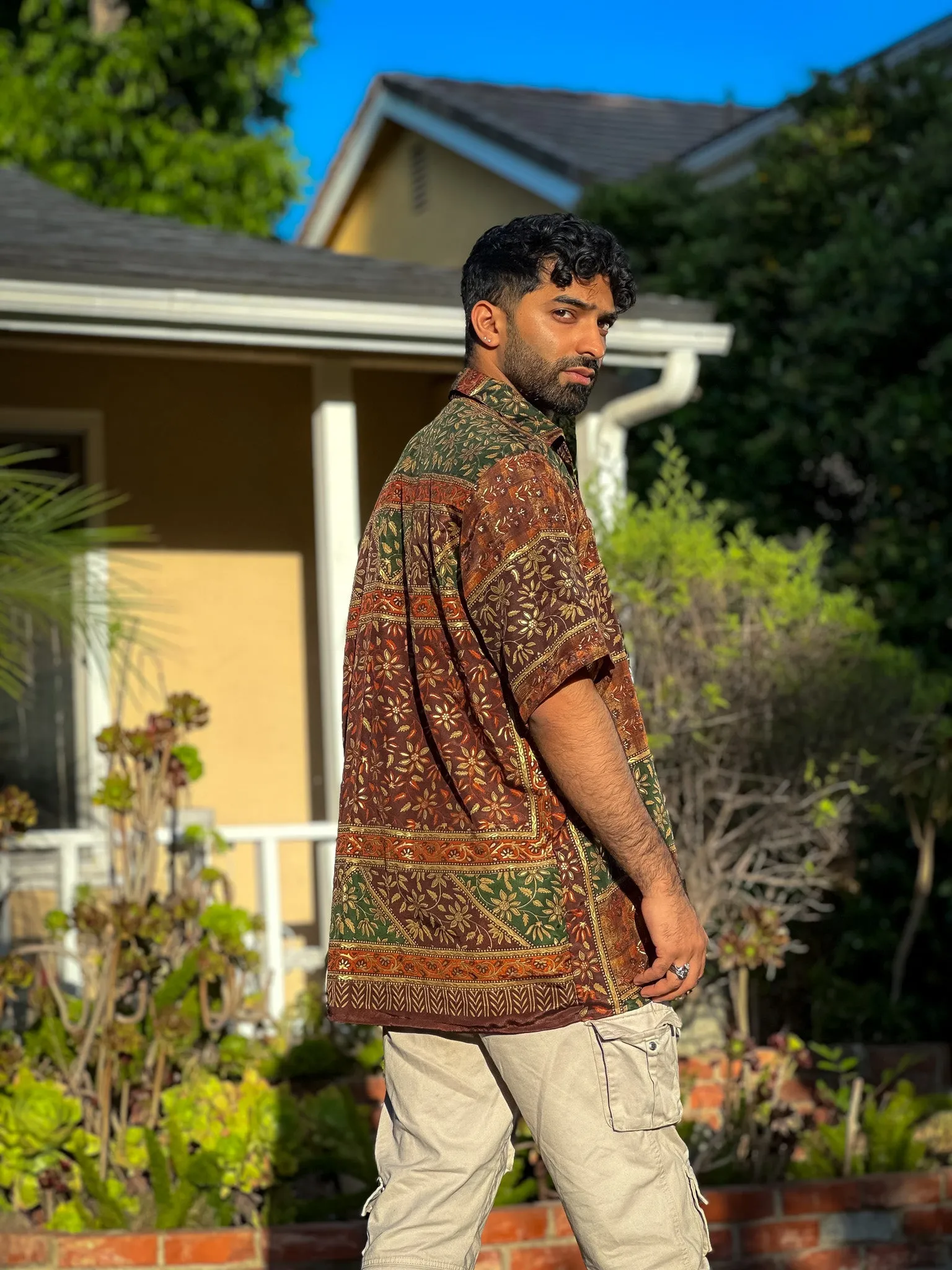 Sandalwood Button Up Shirt Unisex