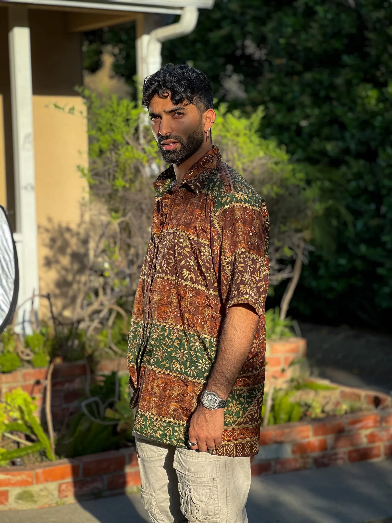 Sandalwood Button Up Shirt Unisex
