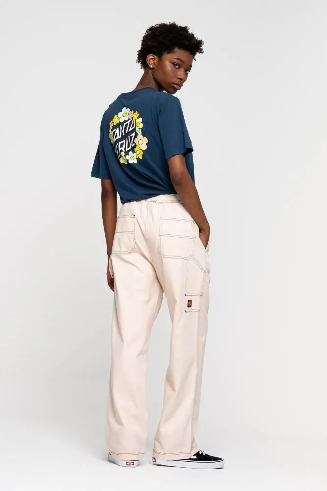 Santa Cruz Womens Pant Coombe Pant - Pearl / Black