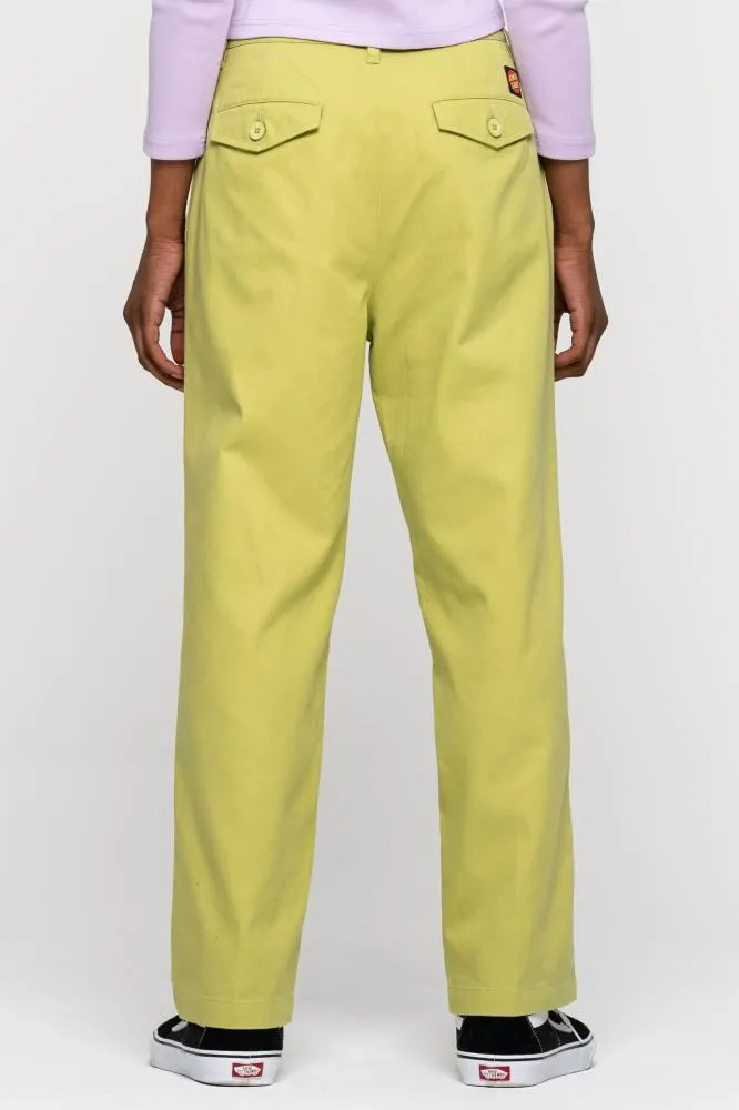 Santa Cruz Womens Pant Nolan Chino - Aloe Green