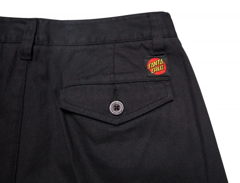 Santa Cruz Womens Pant Nolan Chino - Black