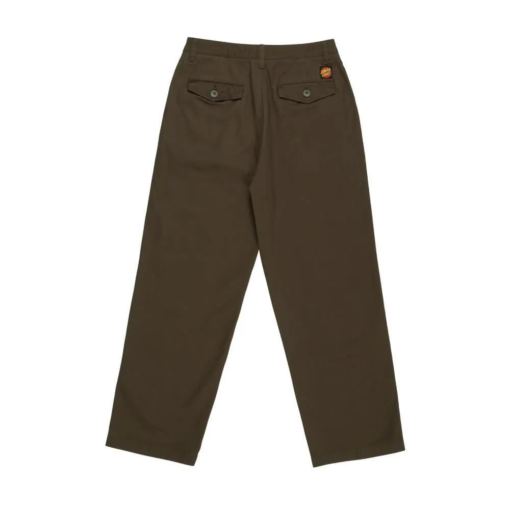 Santa Cruz Womens Pant Nolan Chino - Chocolate Brown