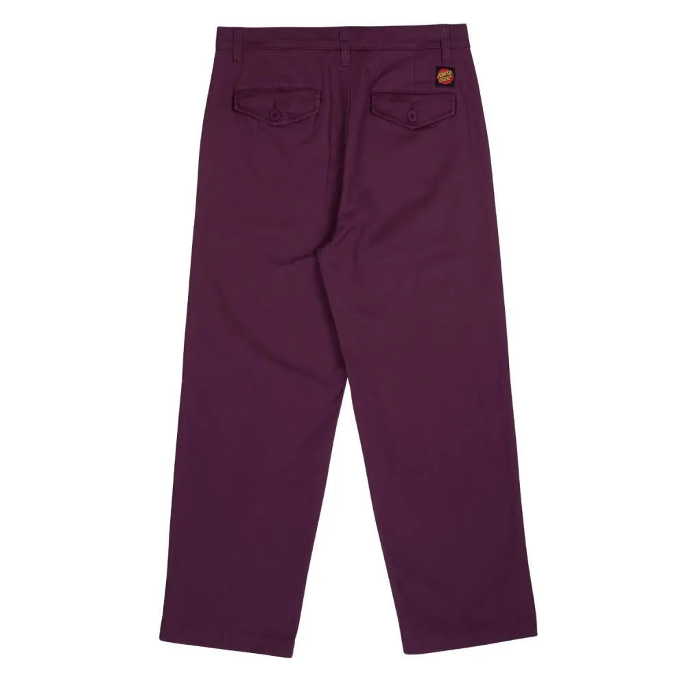 Santa Cruz Womens Pant Nolan Chino - Grape
