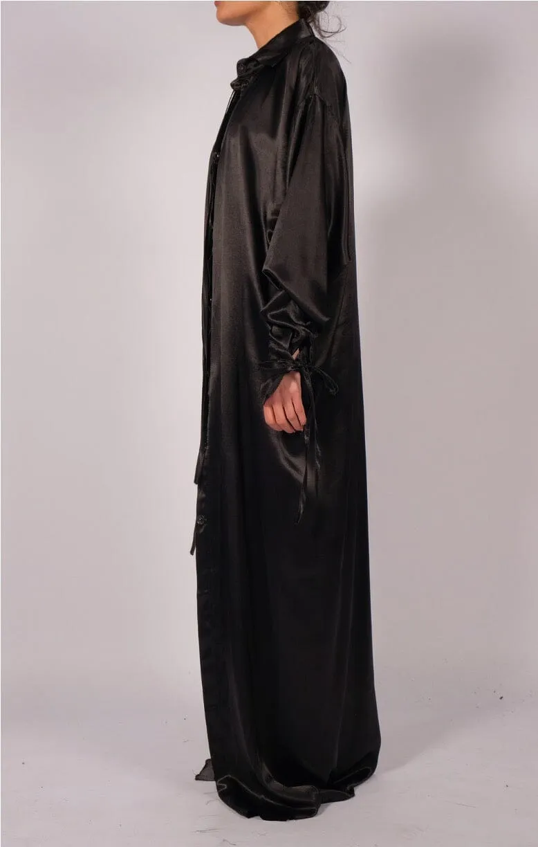 Satin Maxi Shirt