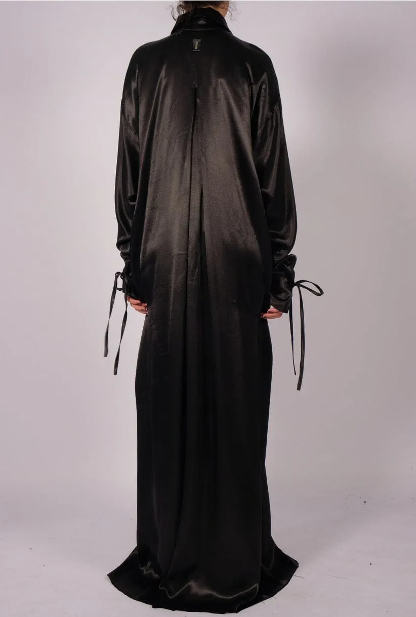 Satin Maxi Shirt