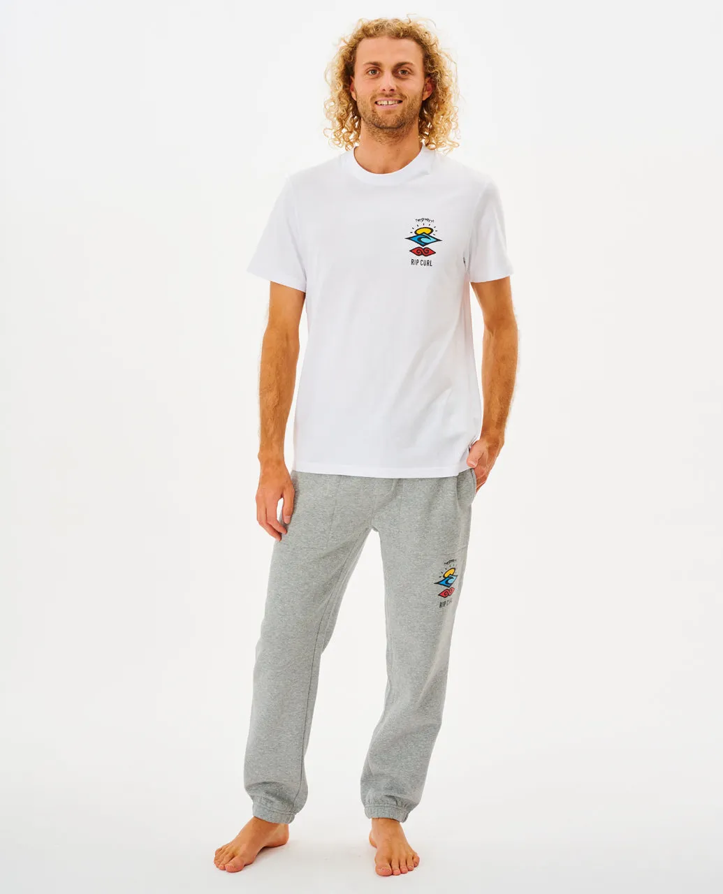 SEARCH ICON TRACKPANT - GREY MARLE