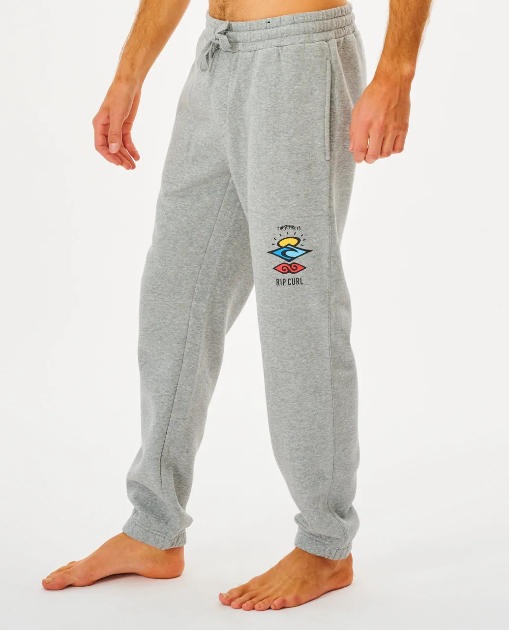SEARCH ICON TRACKPANT - GREY MARLE