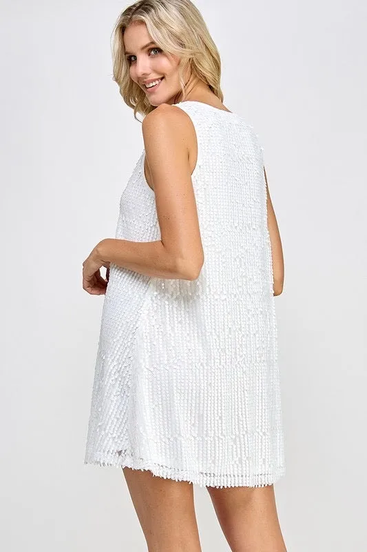 Sequin A line dress