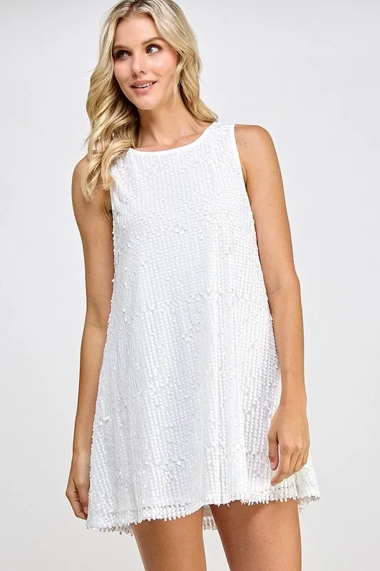 Sequin A line dress