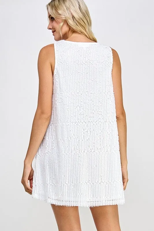 Sequin A line dress