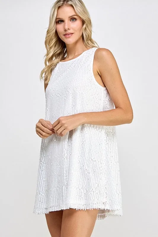 Sequin A line dress