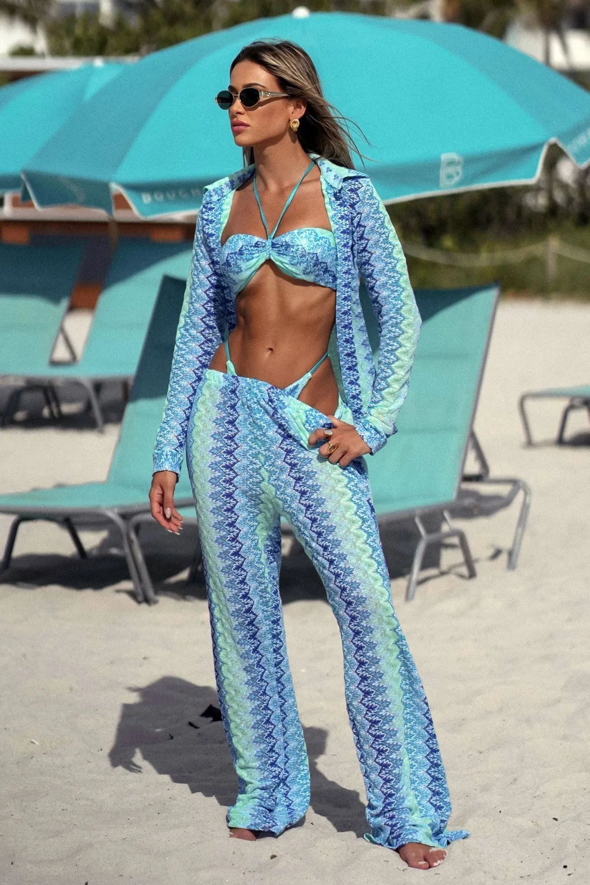 SEVEN SEAS - Button Up Top