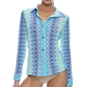 SEVEN SEAS - Button Up Top