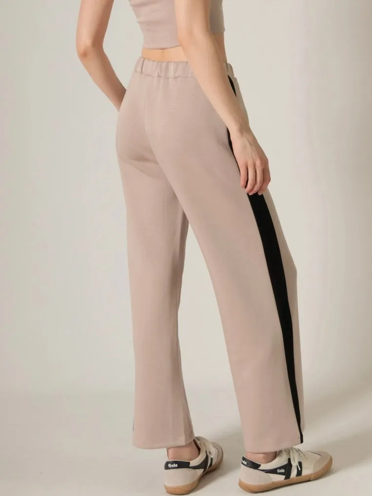 Side Stripe Pant - Taupe
