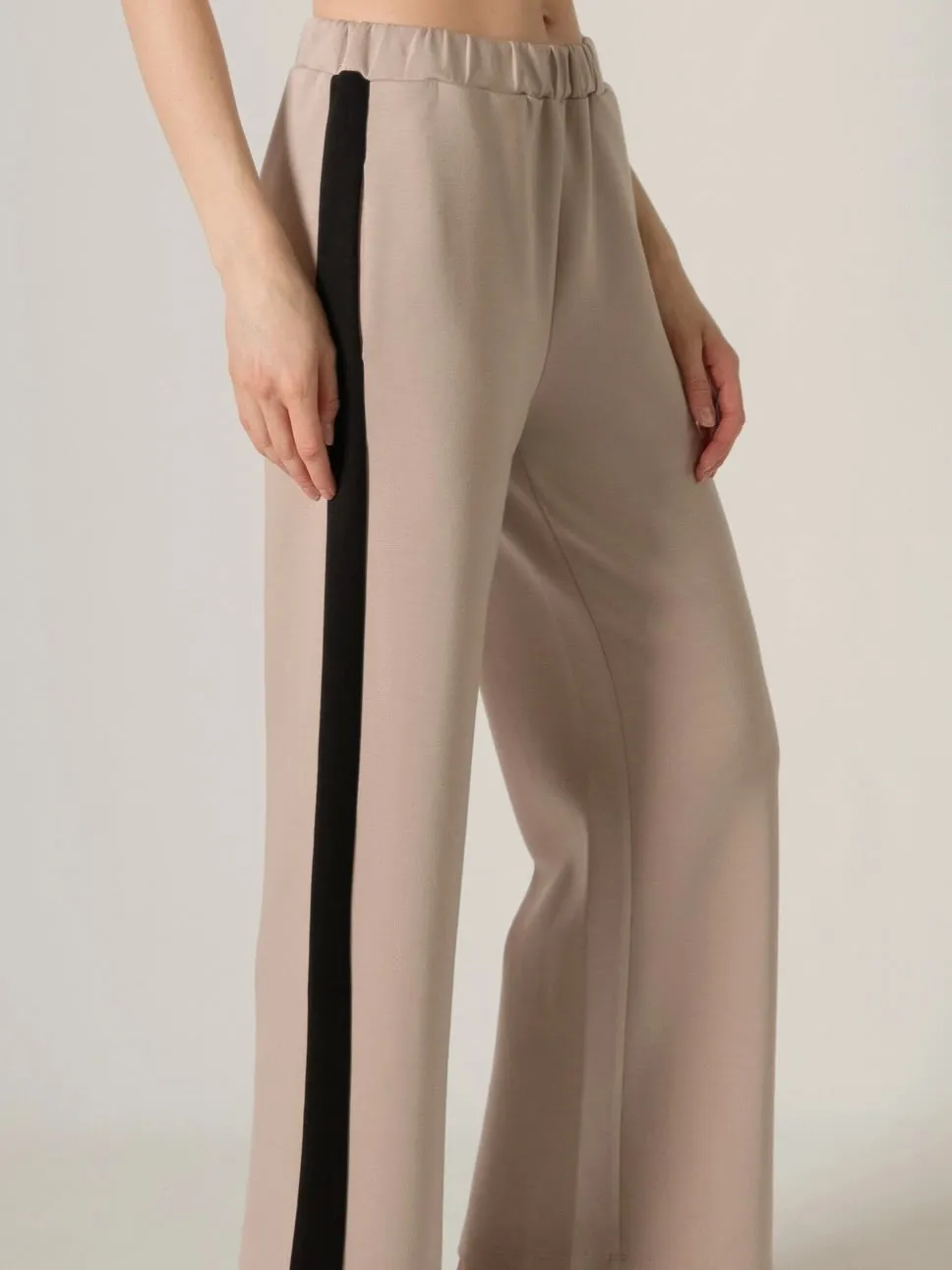Side Stripe Pant - Taupe
