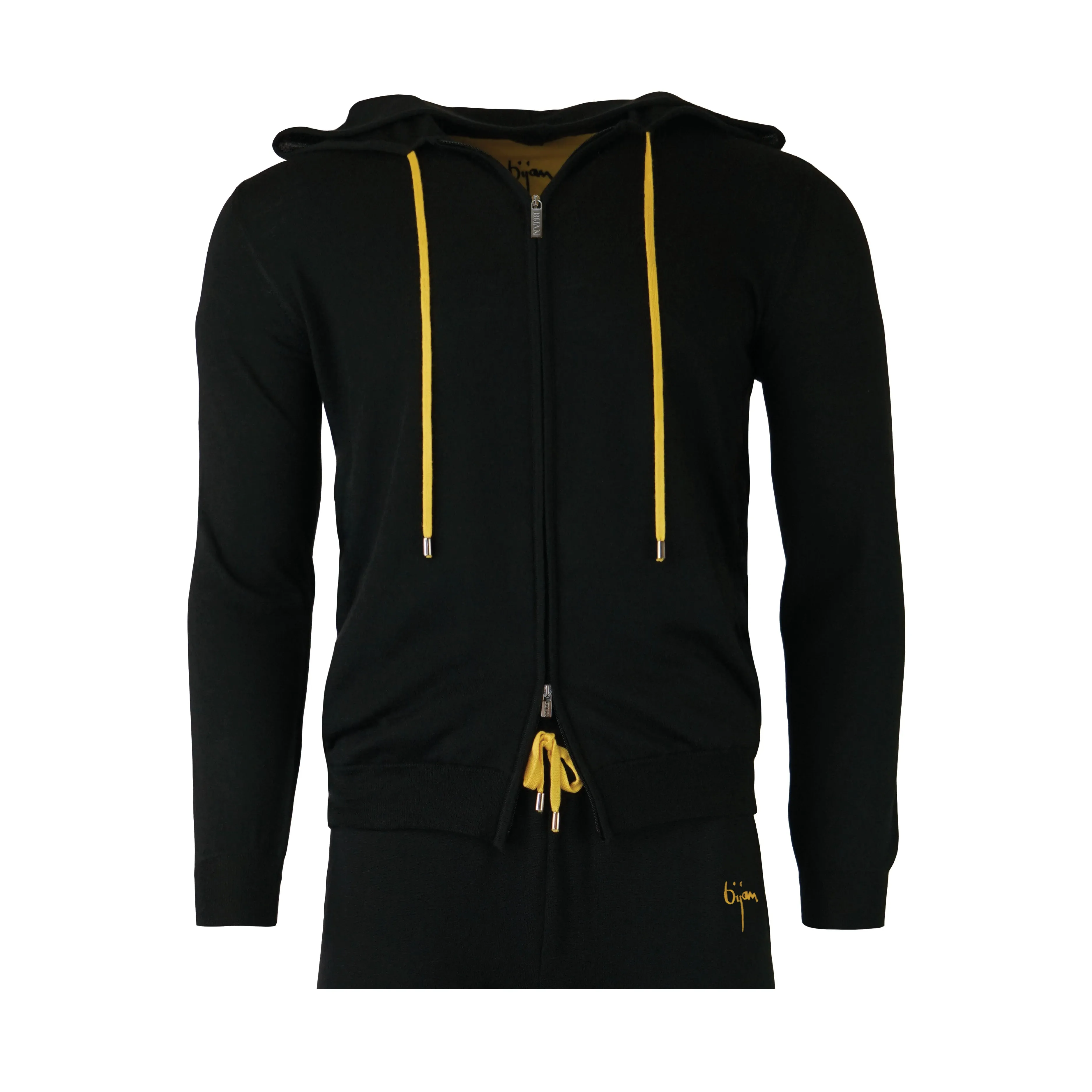 Silk and Cashmere Cardigan with Hoodie