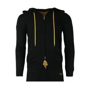 Silk and Cashmere Cardigan with Hoodie