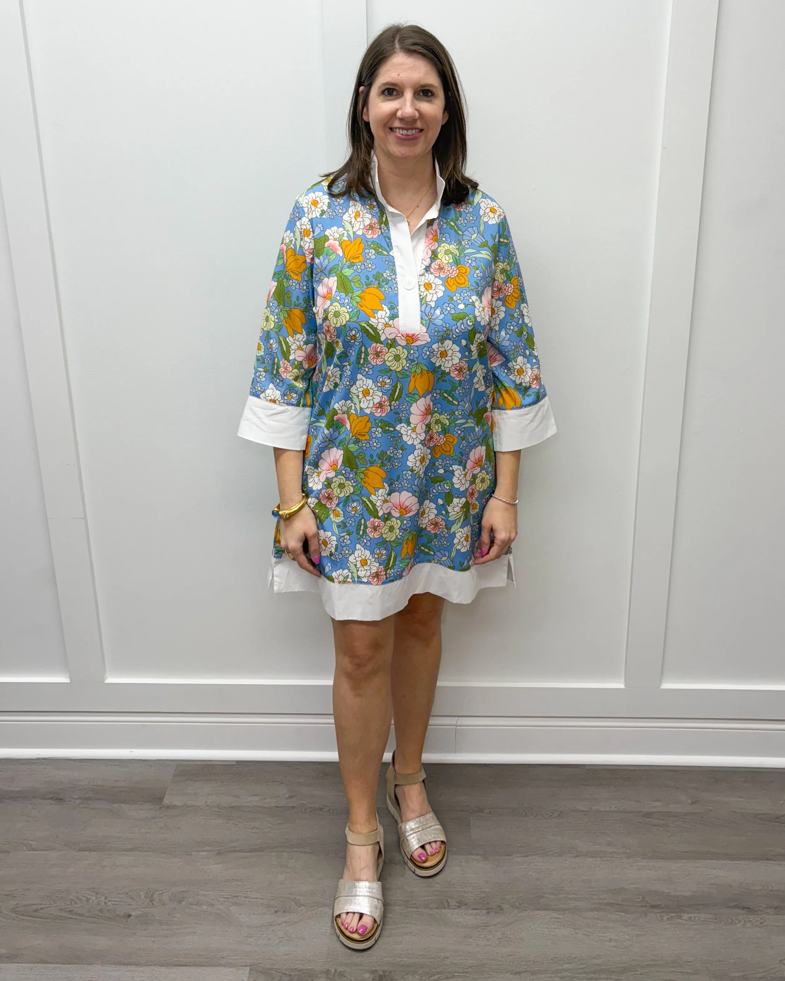 Simone Dress - Marigold Pot