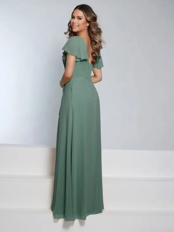 Size 10 Kanali K 1862 Eucalyptus Bridesmaid Dress